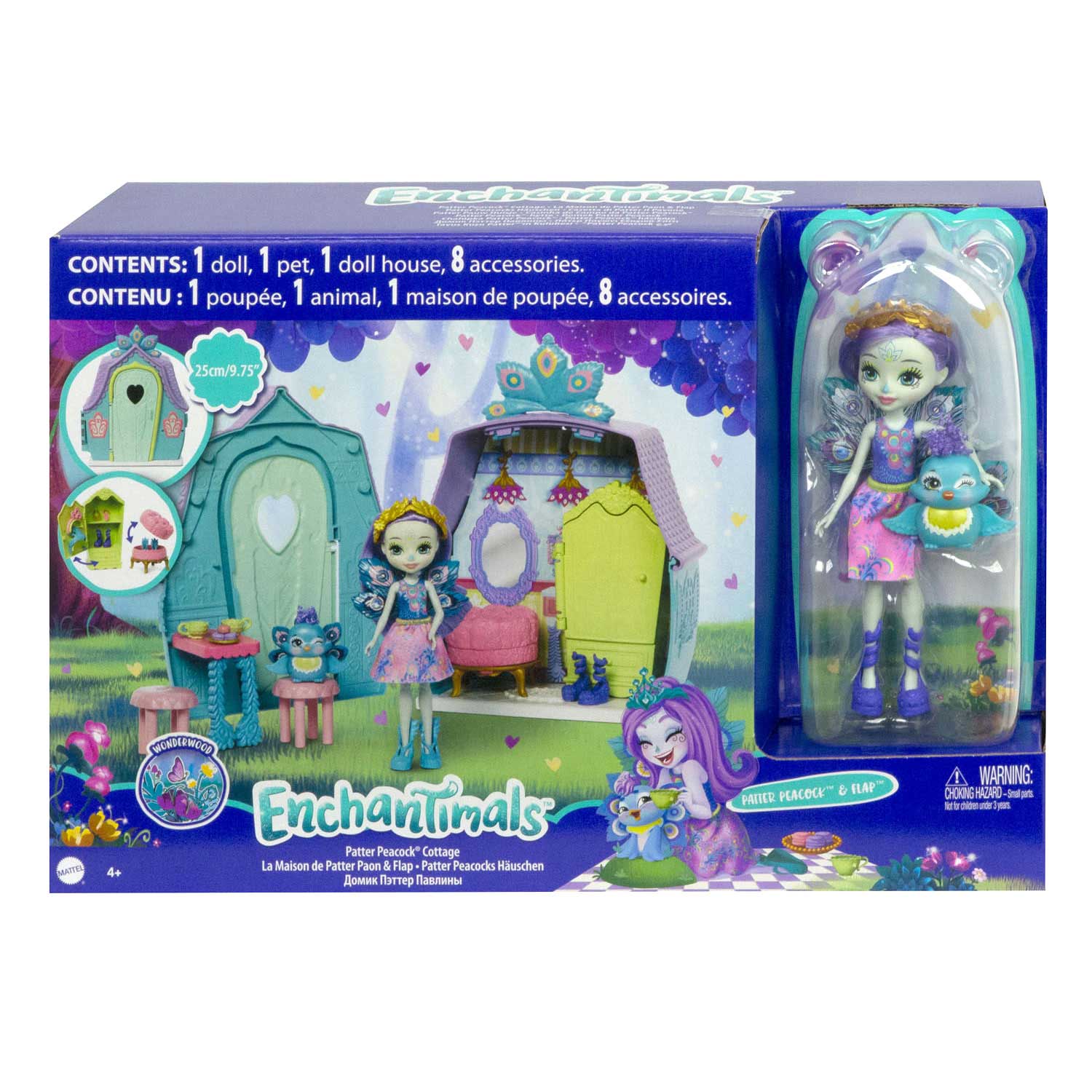Mini-poupées avec animal Enchantimals - Figurine de collection