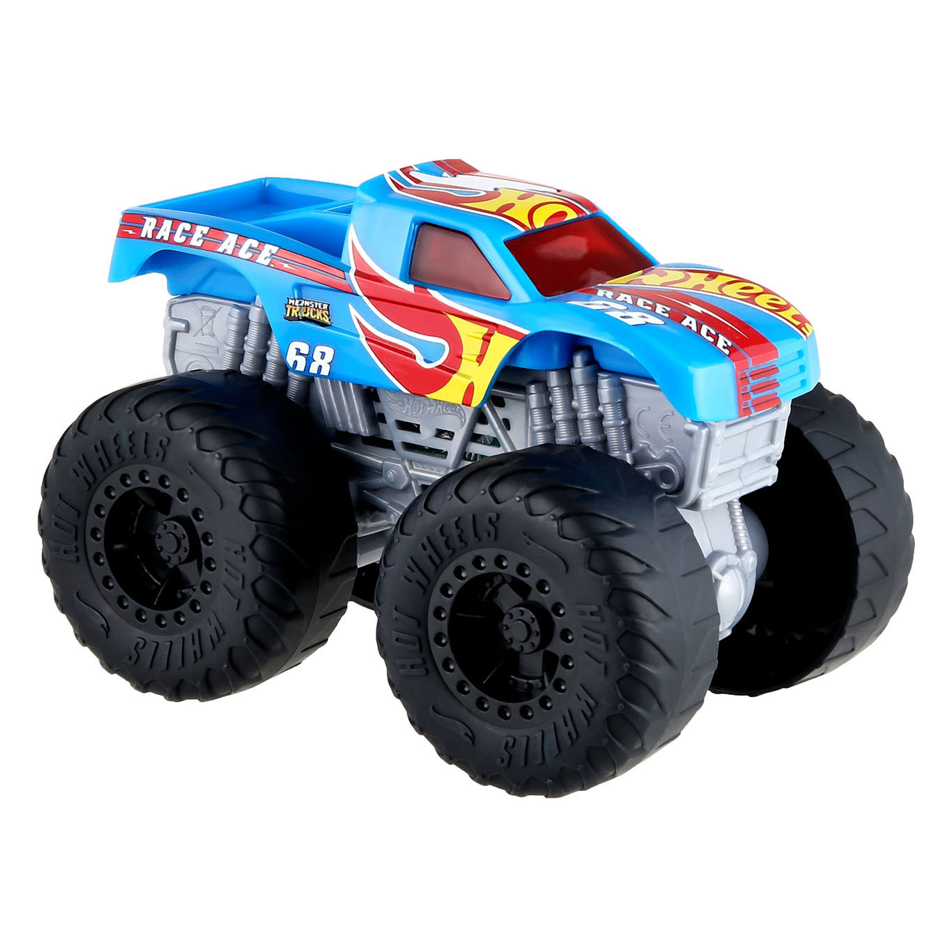 Hot Wheels Monster Trucks Roarin' Wreckers, 1:43 Scale Mega-Wrex