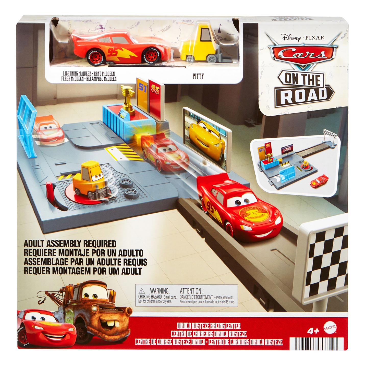 Keizer Speciaal Tegenstander Disney Pixar Cars Rusteze Training Center Playset | Thimble Toys