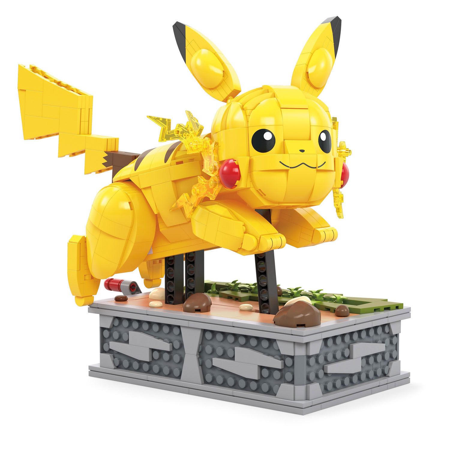 MEGA Pokémon Toys Build N Show Pikachu EVolution Trio Building Set