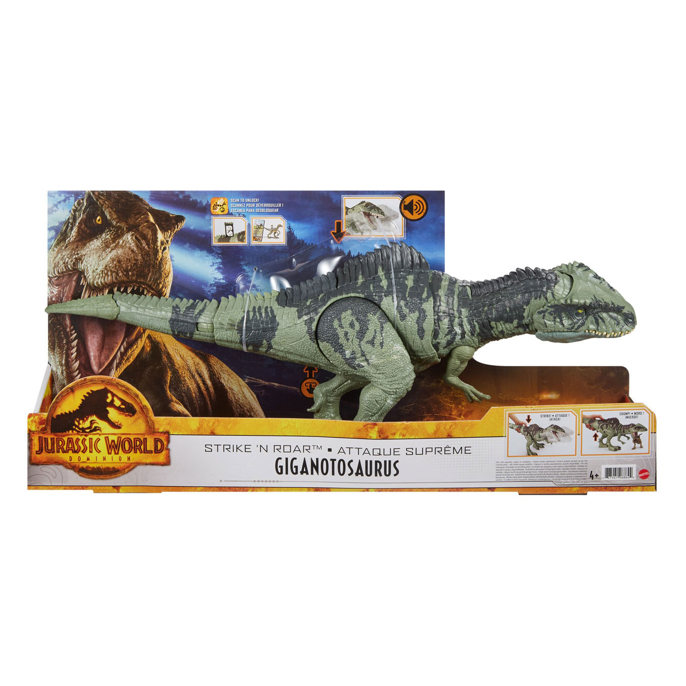 Jurassic World Strike 'N Roar Giant Dino Figure | Thimble Toys