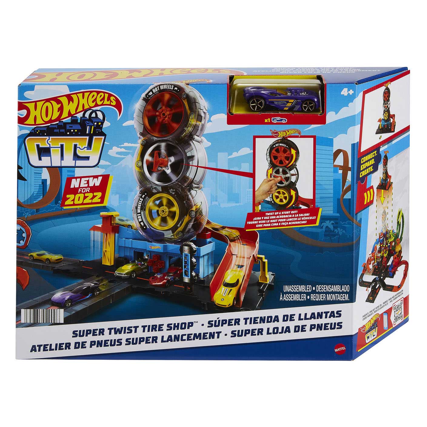 Hot Wheels City Stunt Garage Play Set