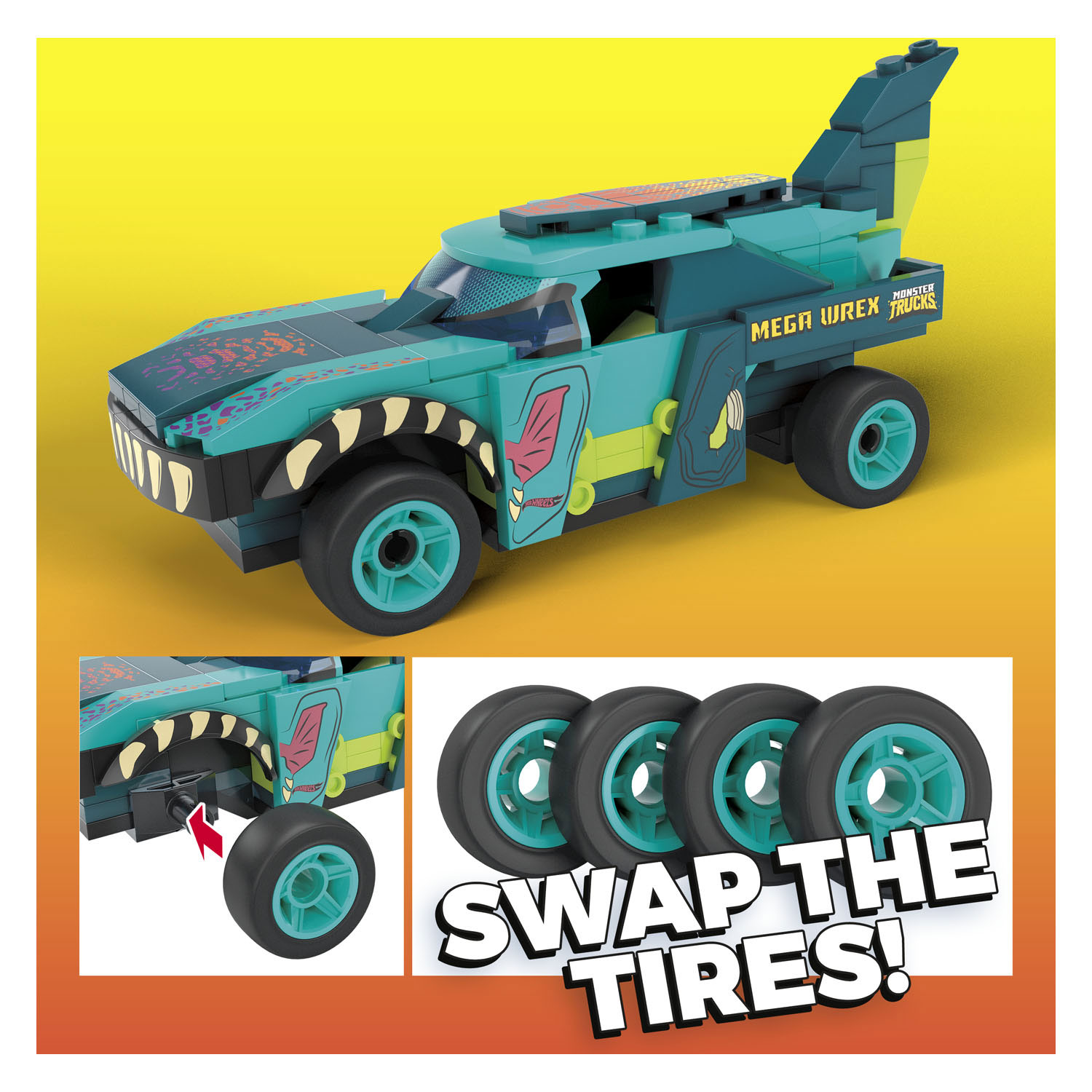 Hot Wheels Mega Construx Mega Wrex Monster Truck