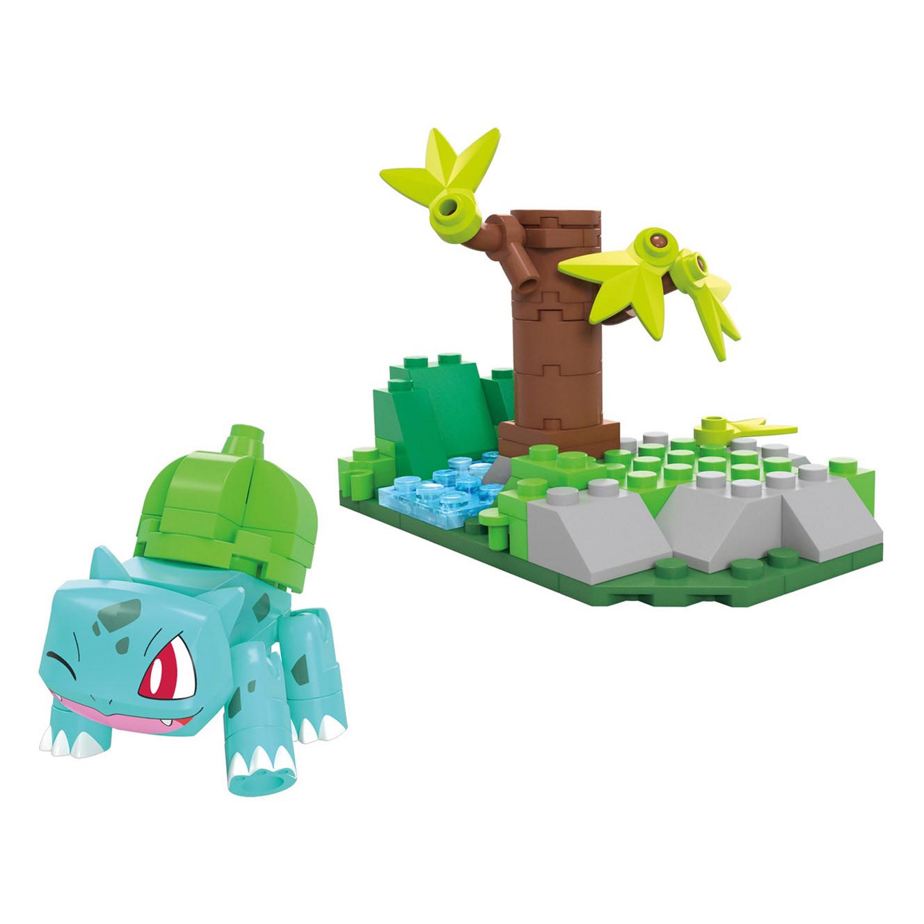 BEMS  POKEMON - Bulbasaur's Forest Fun - Building Game Mega Construx