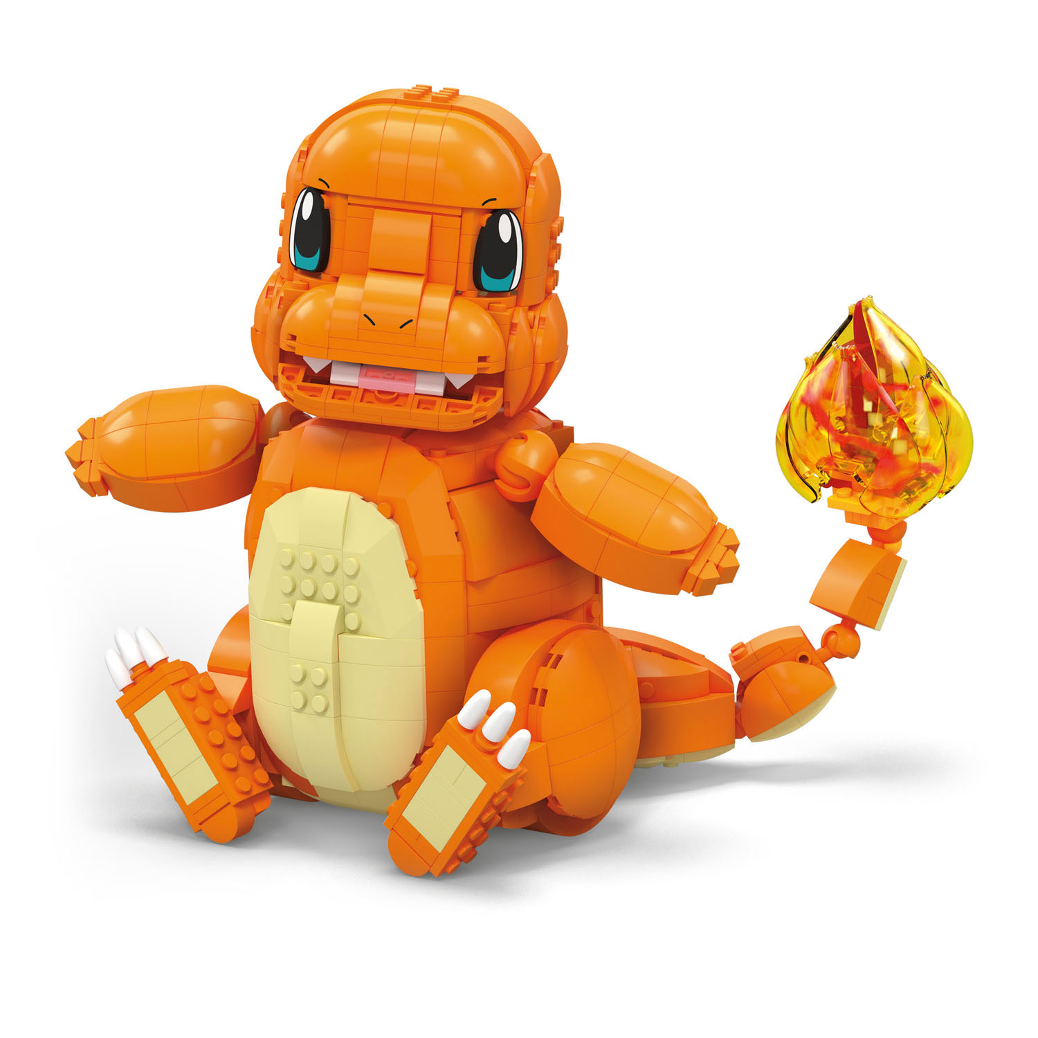 MEGA Pokemon Building Toy Kit Charmander Set with 3 Action Figures