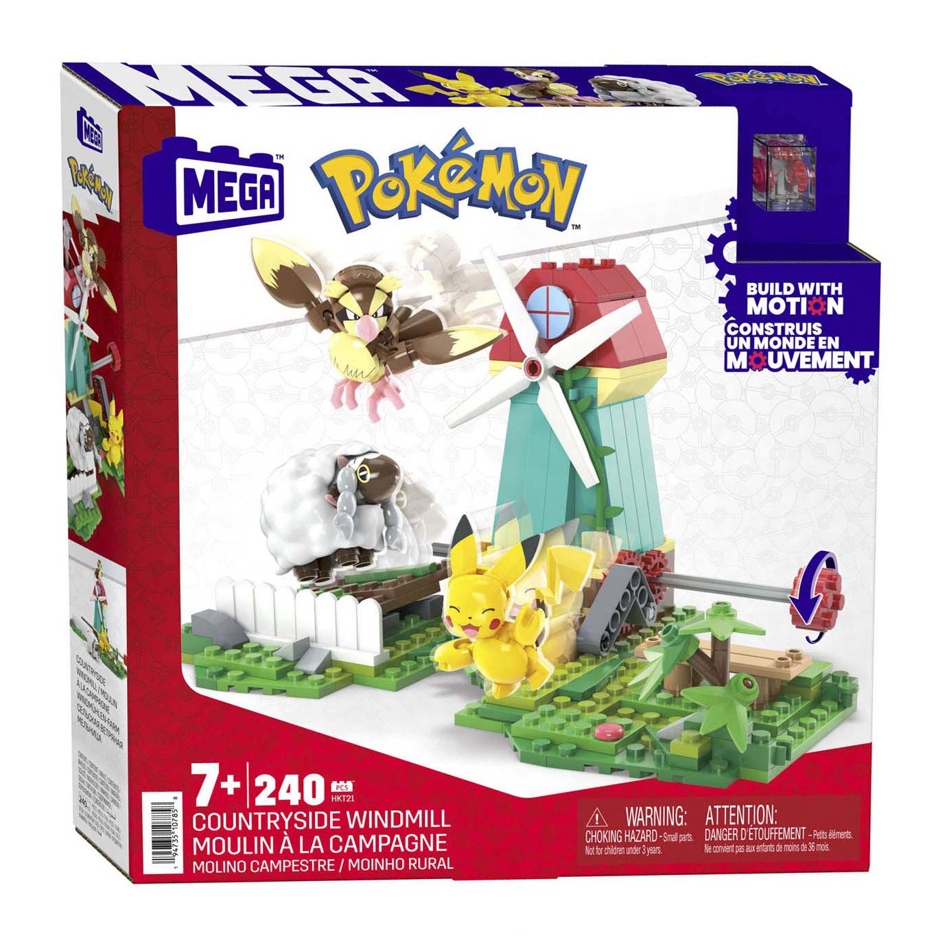 MEGA Pokemon Building Toy Kit Pokemon Picnic with 2 Action Figures