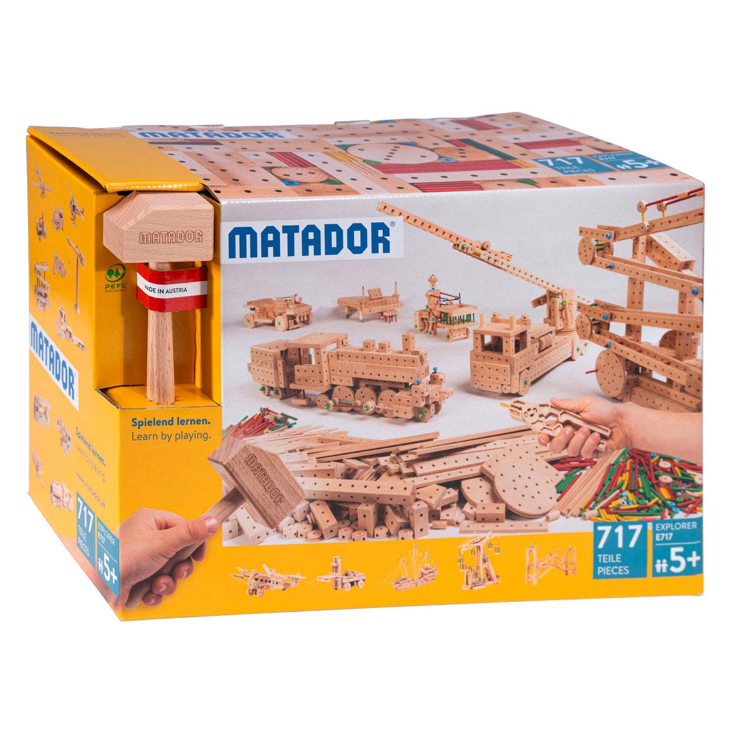 Matador Explorer E717 - Jeu de construction en bois