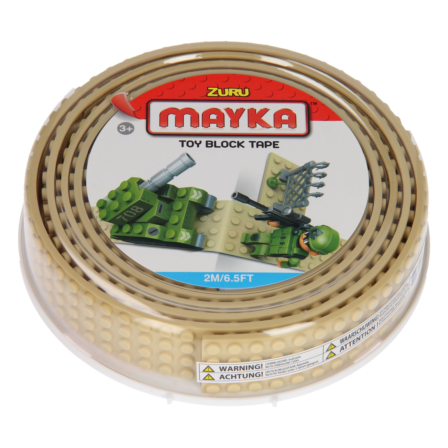 Mayka Block Baustein Tape Medium 2m 2-reihig Rosa