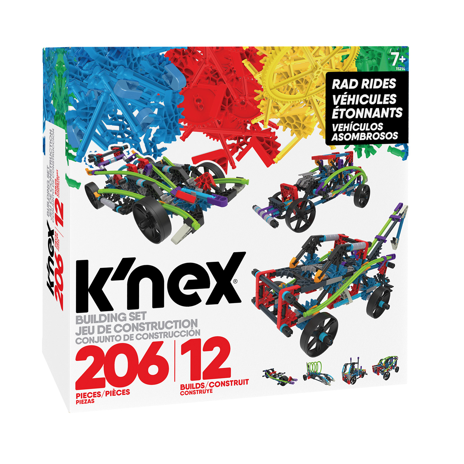 K'Nex Construction Set 12 Models, 206dlg.
