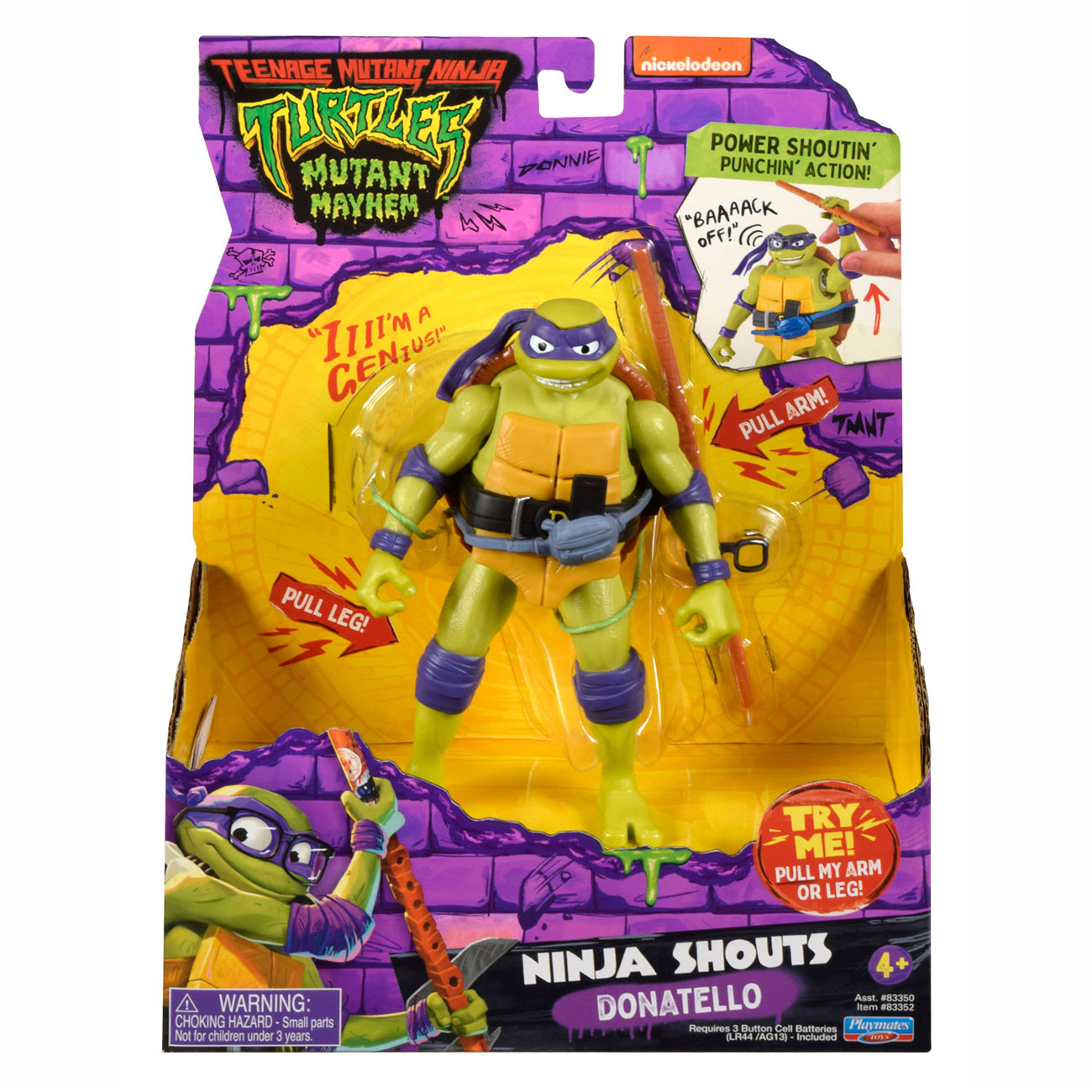 Teenage Mutant Ninja Turtles Ninja Shouts Figure - Donatello