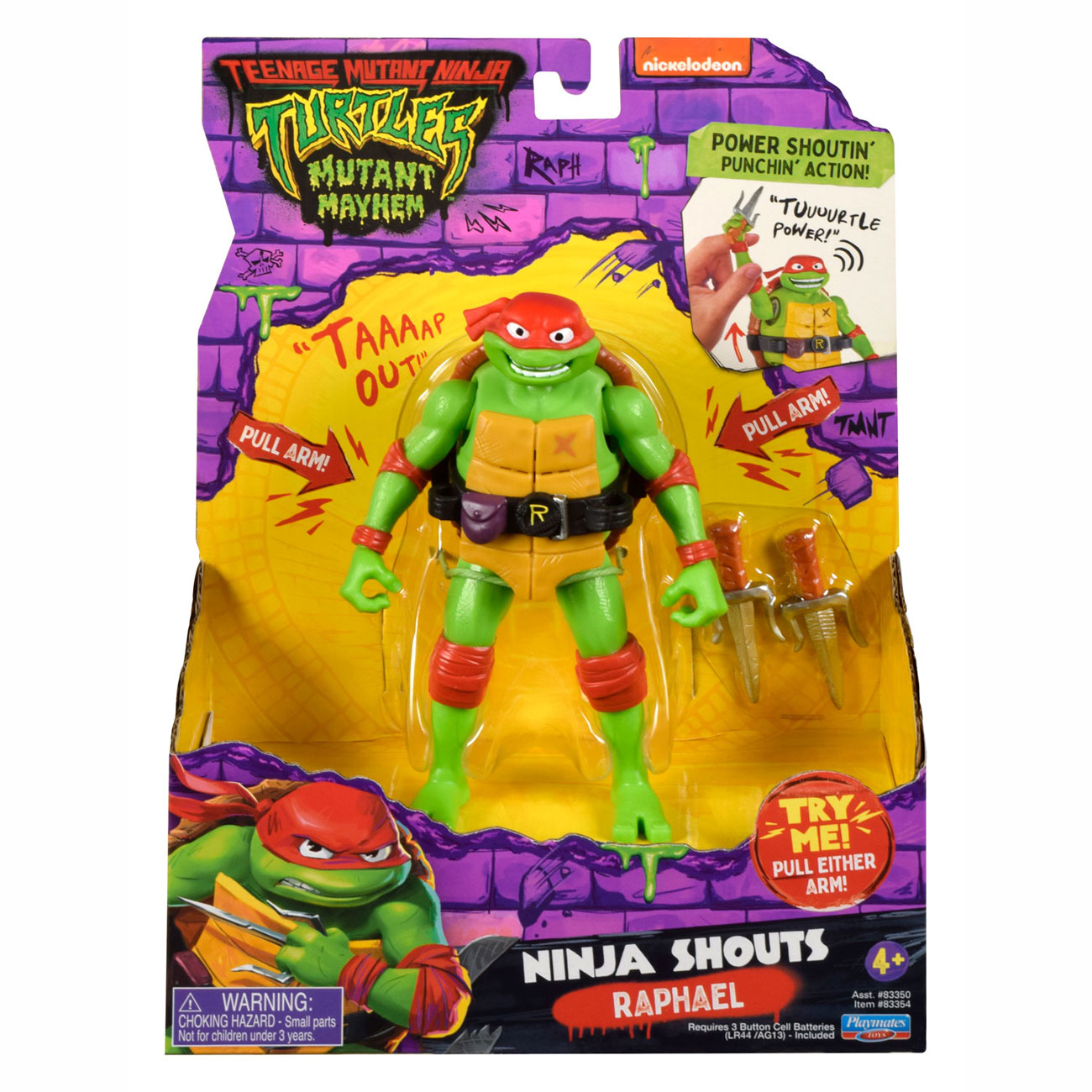 Teenage Mutant Ninja Turtles Ninja Shouts Figure - Raphael 