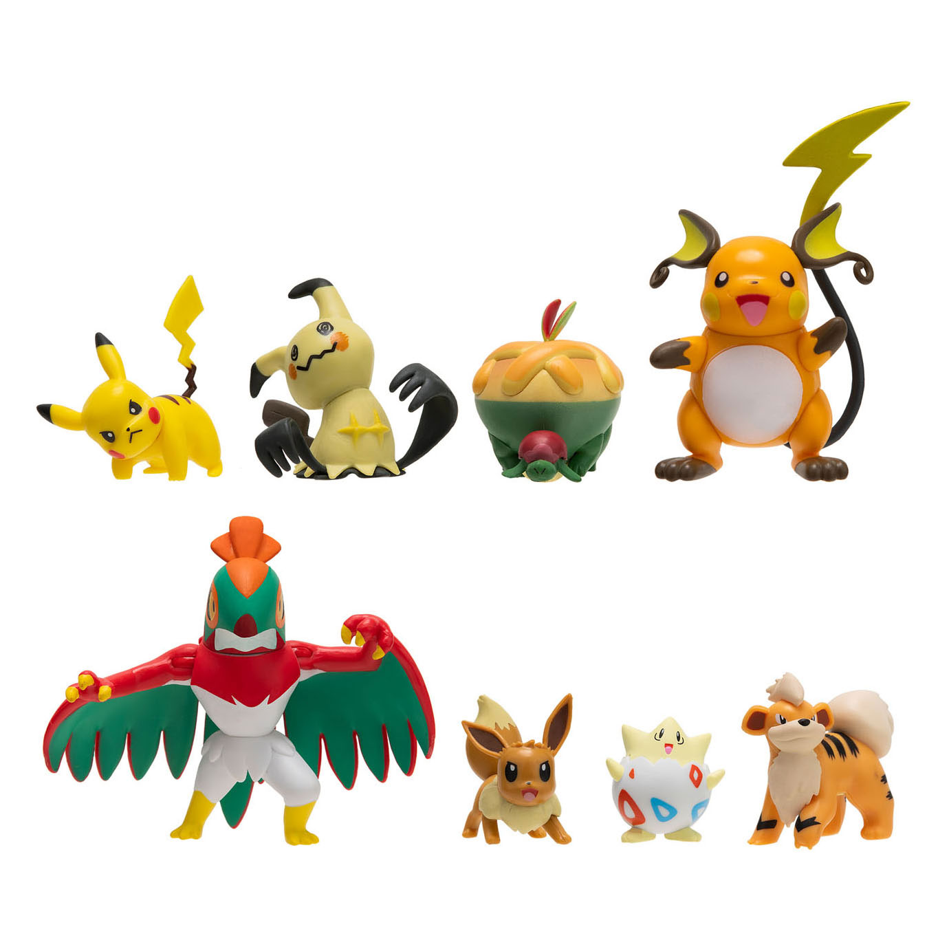 Pokémon Select Evolution 3 Pack - Features 2-Inch Pichu and Pikachu and  3-Inch Raichu Battle Figures