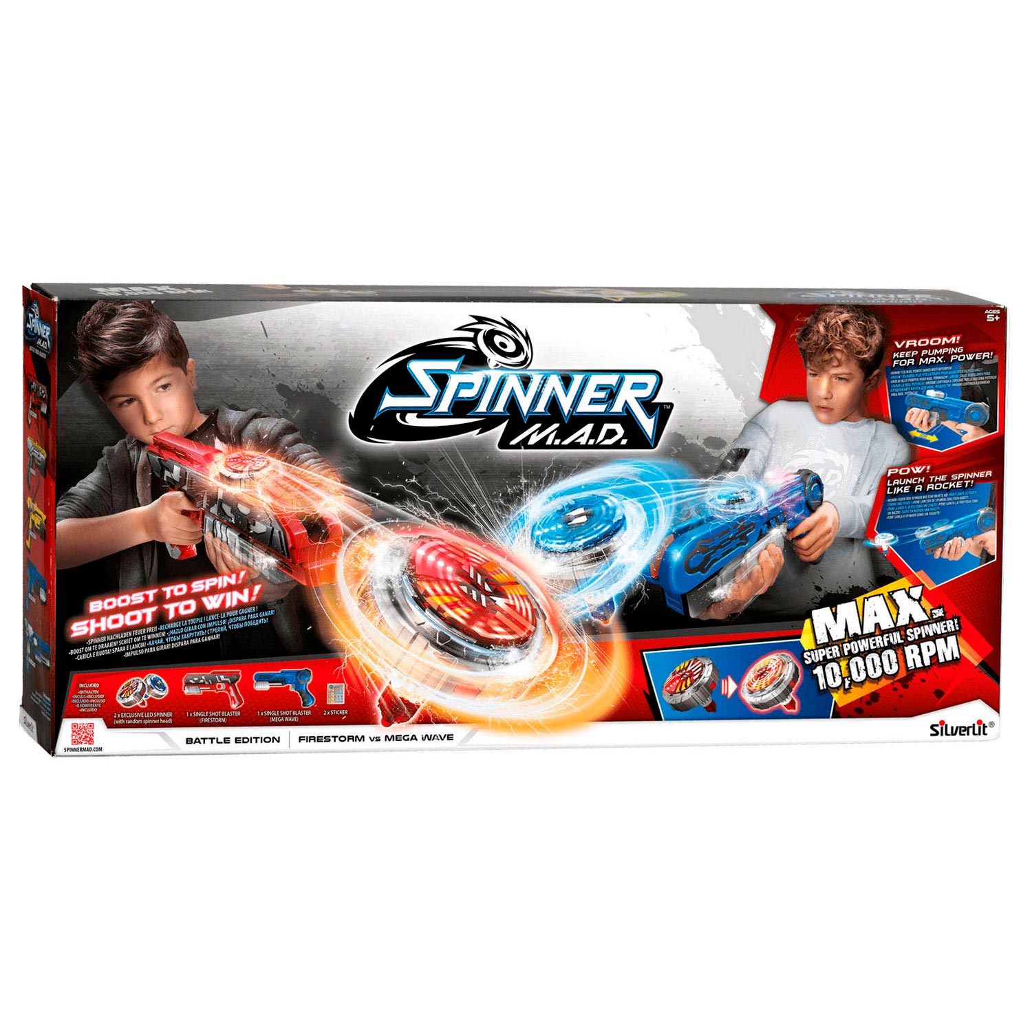 Single Blaster Spinner Mad By Silverlit