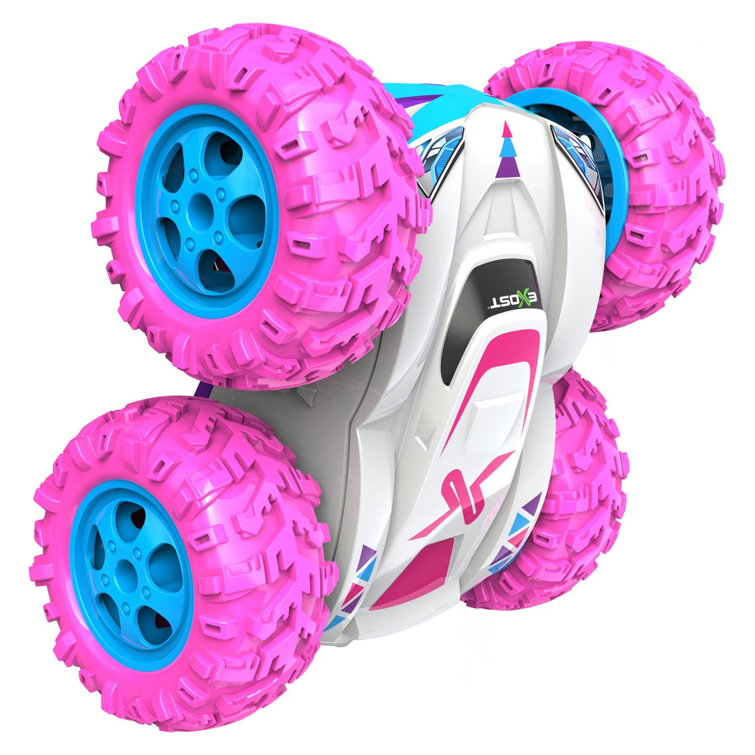 SilverLit Exost 360 Cross e RC Car,Pink, Medium