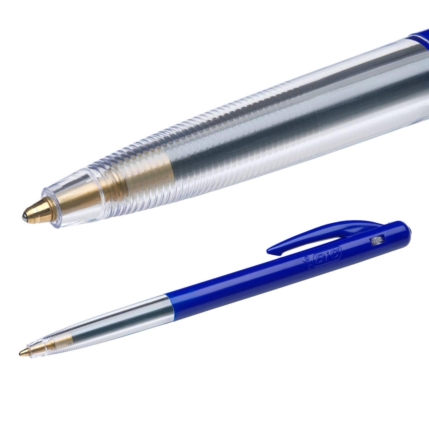 Bic M10 Medium Clic Pens - Blue (Pack of 10)