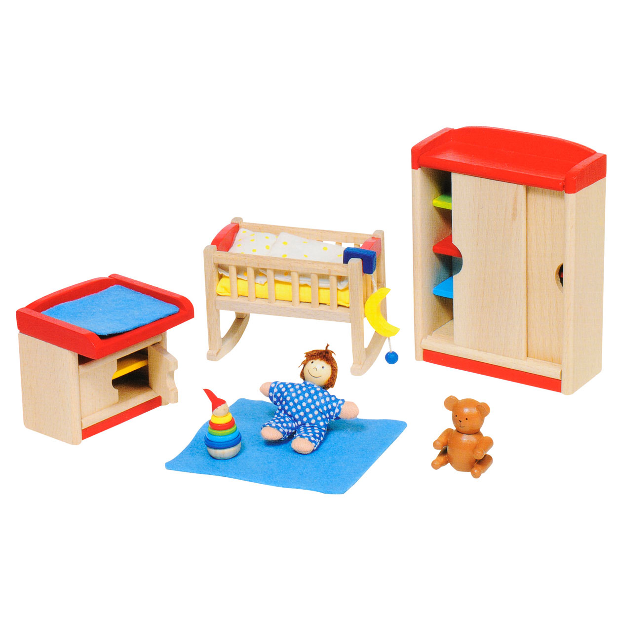 Meditatief altijd Staren Goki Babykamer voor Poppenhuis | Thimble Toys