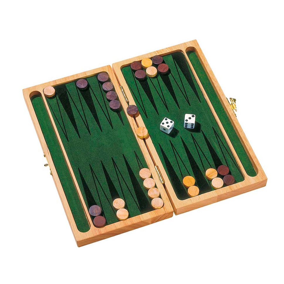 Beg Overtreden Bruin Goki Wooden Backgammon | Thimble Toys