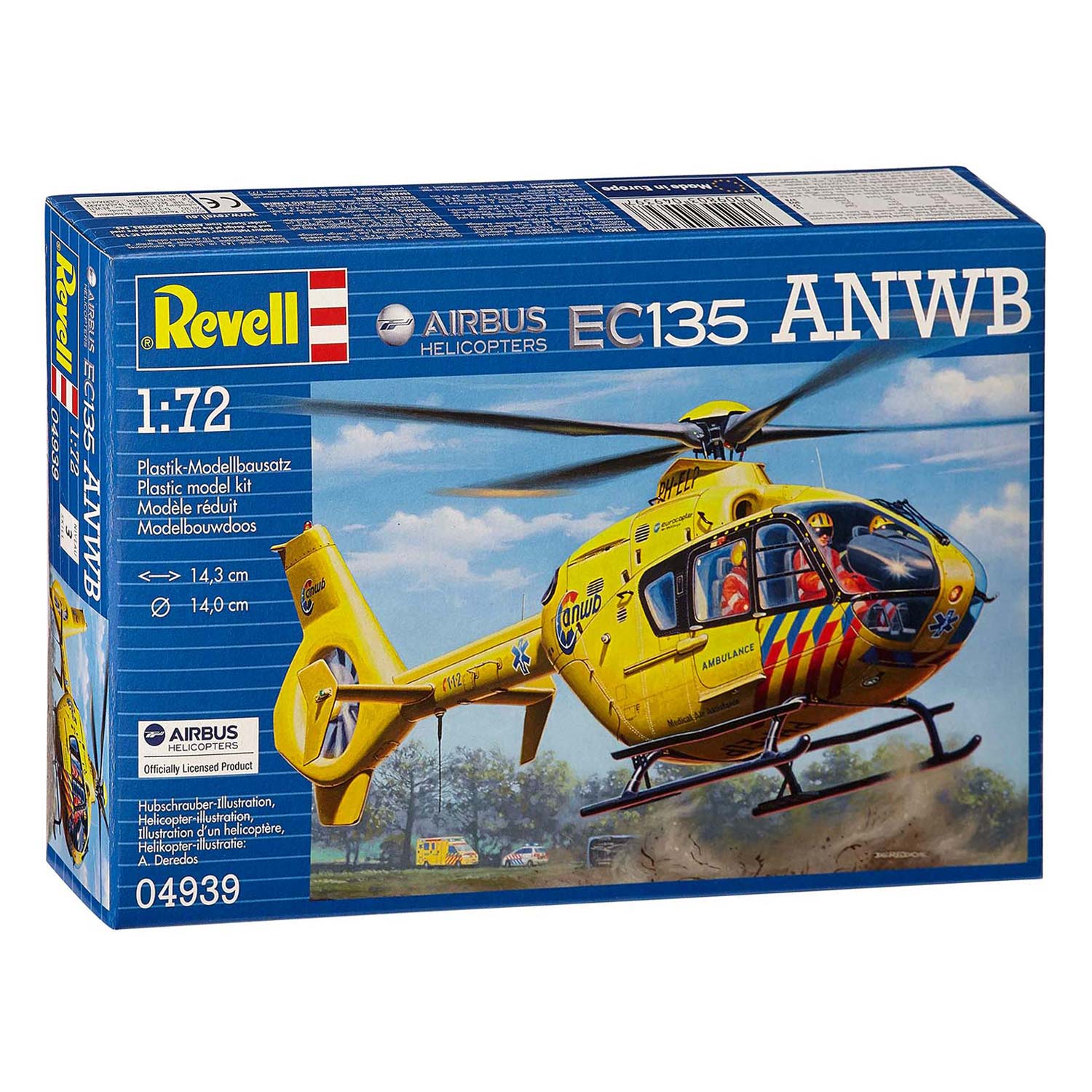 vinger Botanist Beheren Revell Airbus Helicopter EC135 ANWB | Thimble Toys
