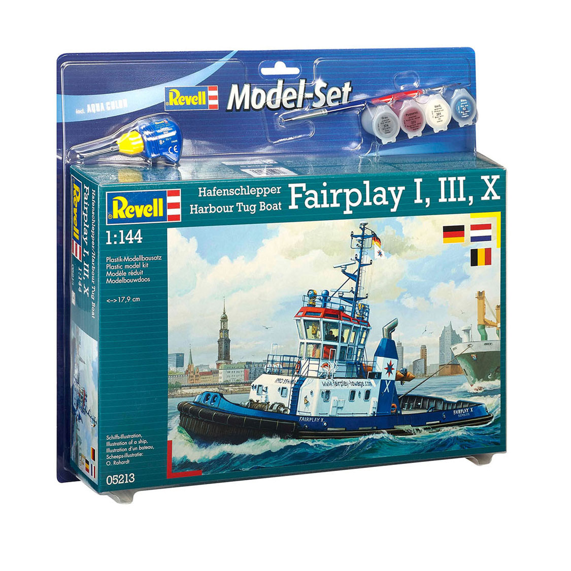 som kennis In het algemeen Revell Model Set Fairplay Harbour Tug Boat | Thimble Toys