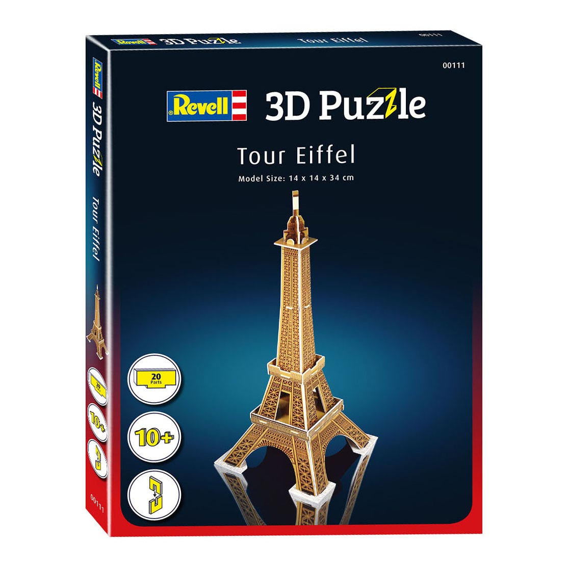 Eiffel Tower by Night, 3D Puzzle Buildings, 3D Puzzles, Products