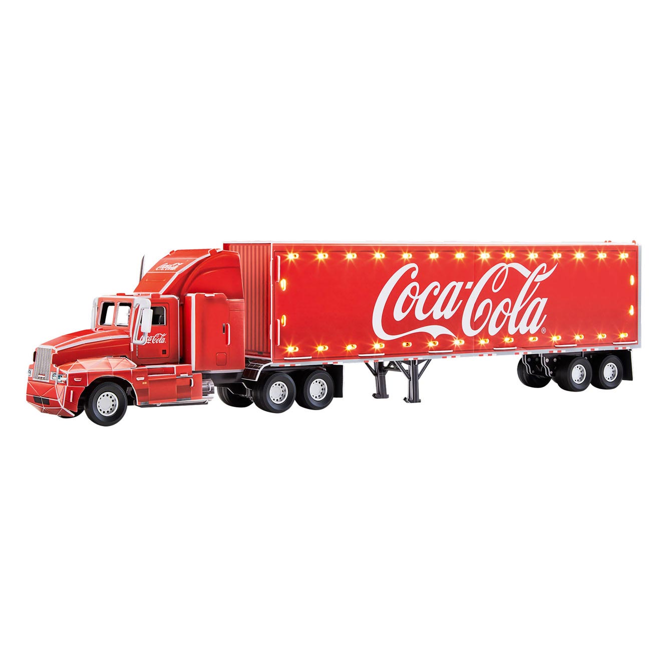 Make an Amazing Coca-Cola Christmas Truck illuminated with LEDs 