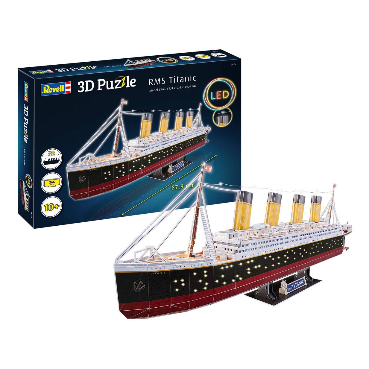 Revell 3D Puzzle Building - RMS Titanic LED Edition | Thimble Toys
