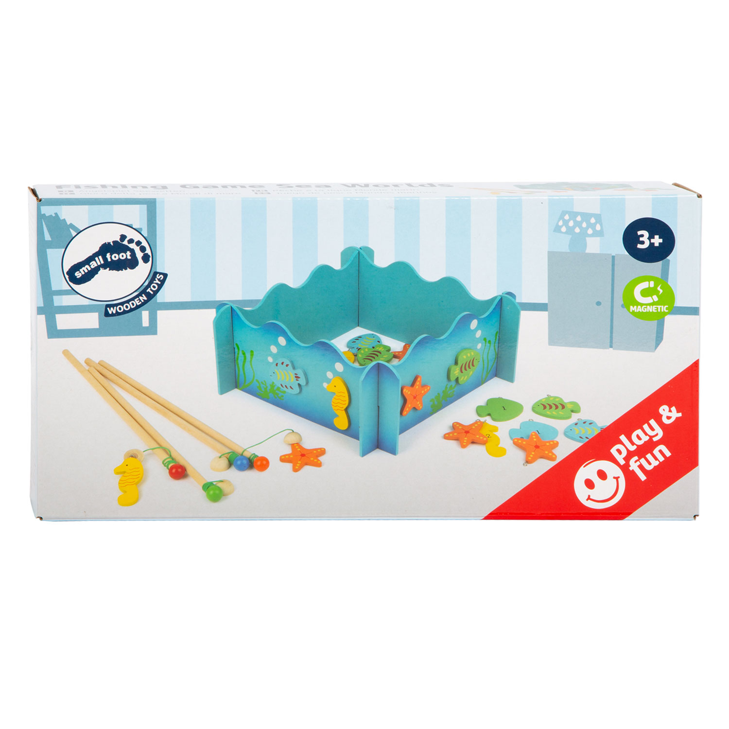 Small Foot - Wooden Fishing Game Ocean