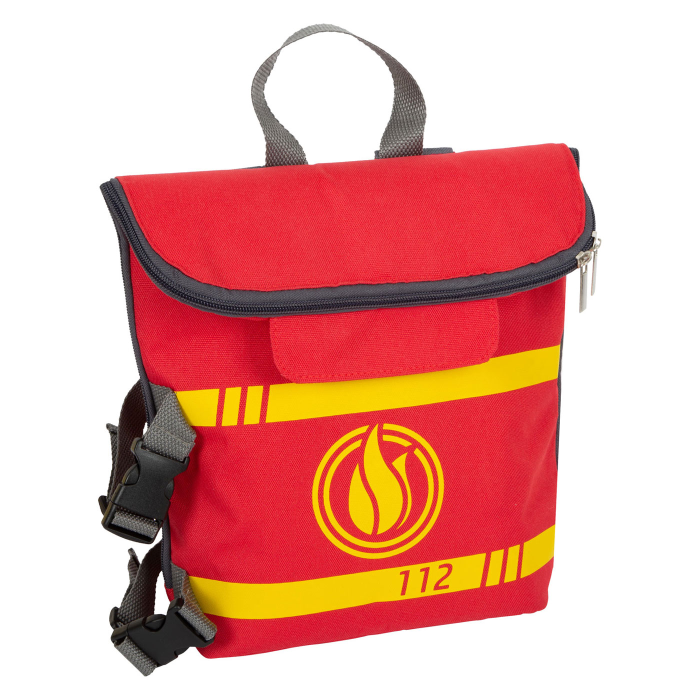 Small Foot - Firefighter Backpack with Wooden Fire Brigade