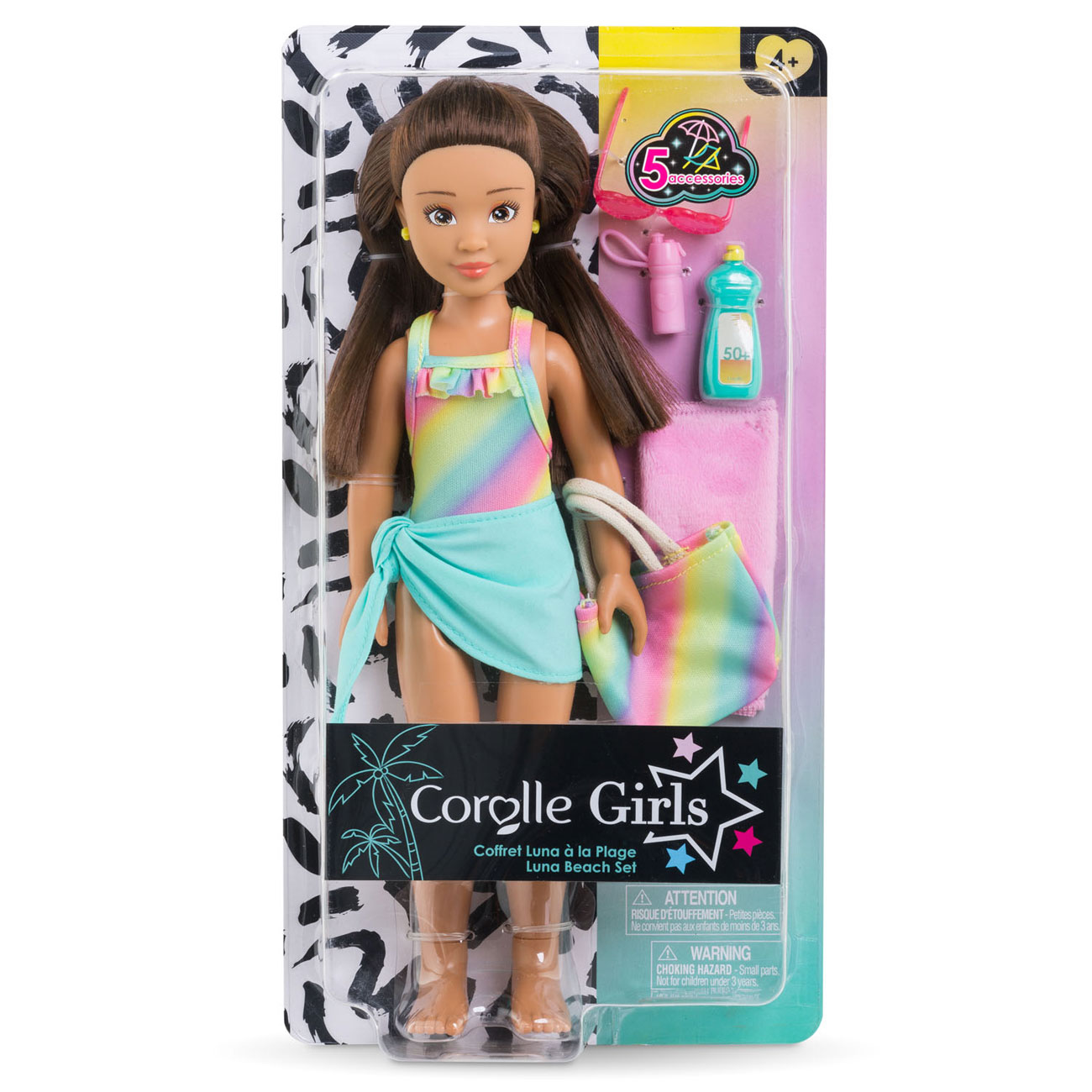 Corolle Girls - Fashion Doll Luna Beach Set
