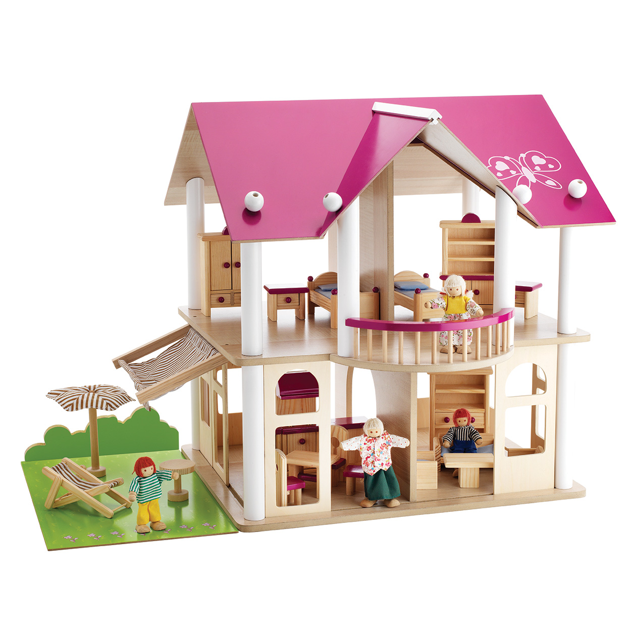 Taalkunde in het midden van niets Wauw Eichhorn Roze Poppenhuis | Thimble Toys