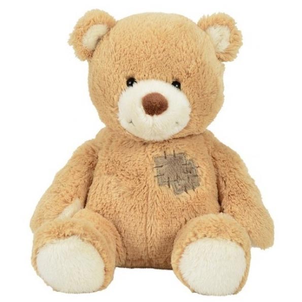 Teddy Bear with Patch - Light Brown | Thimble Toys
