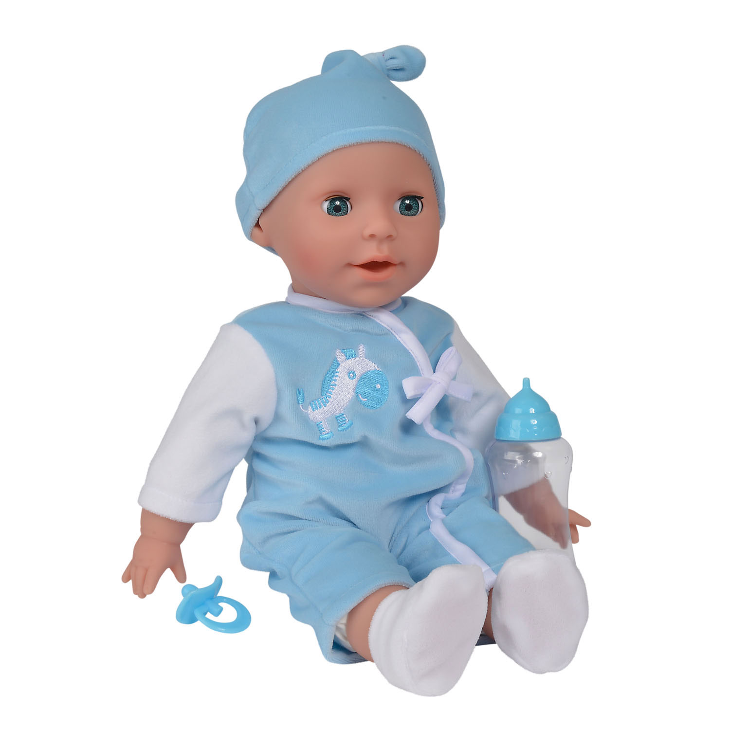 Baby Laura Pop Boy with Accessories, | Thimble Toys