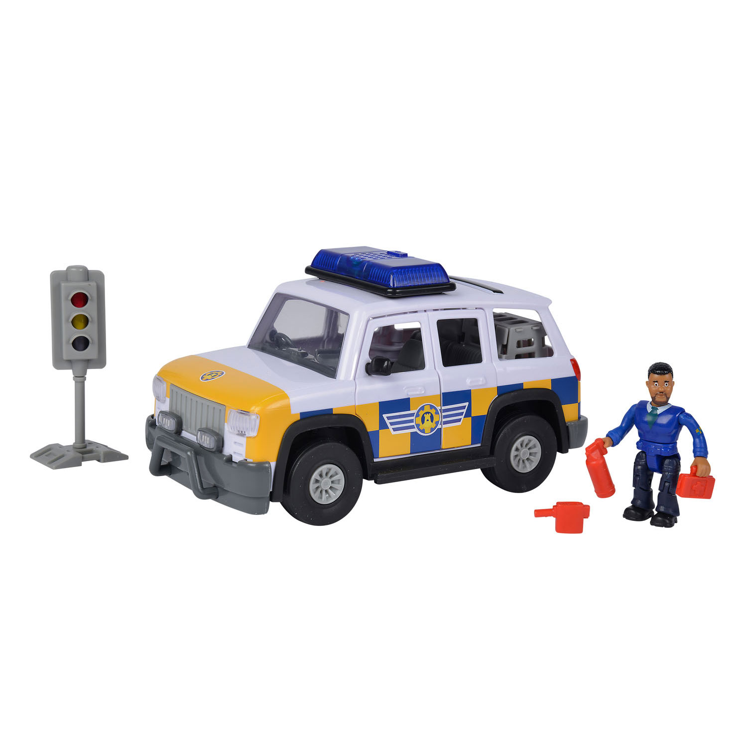 uitzondering behandeling opleiding Fireman Sam Police Car 4x4 with Figure | Thimble Toys
