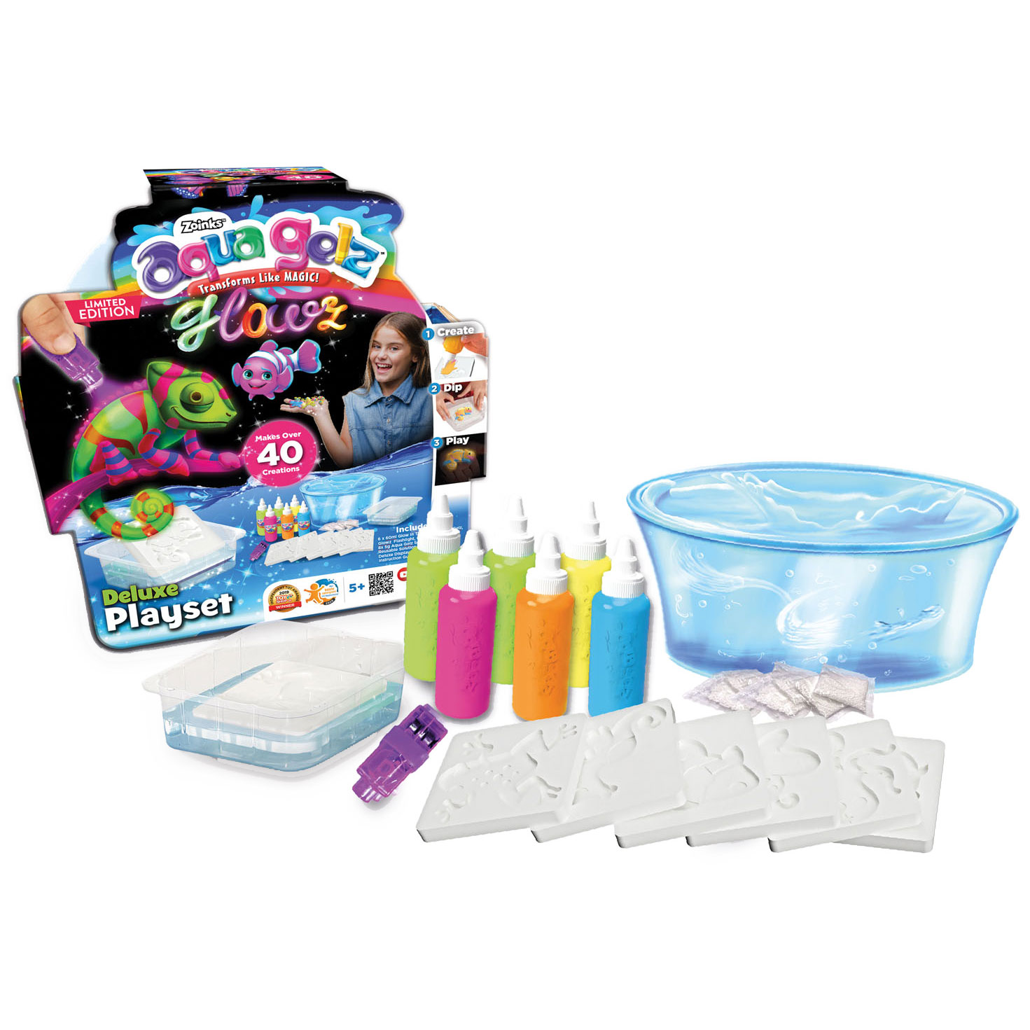 Aqua Gelz Deluxe Playset  Unboxing and Toy Review 