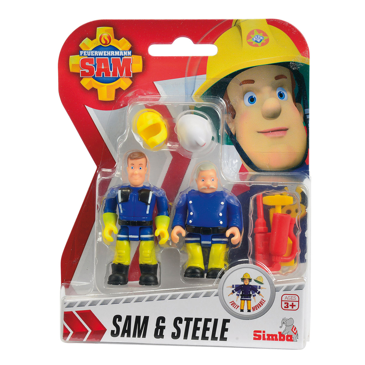 pindas Franje Rond en rond Brandweerman Sam Figuren - Sam & Steele | Thimble Toys