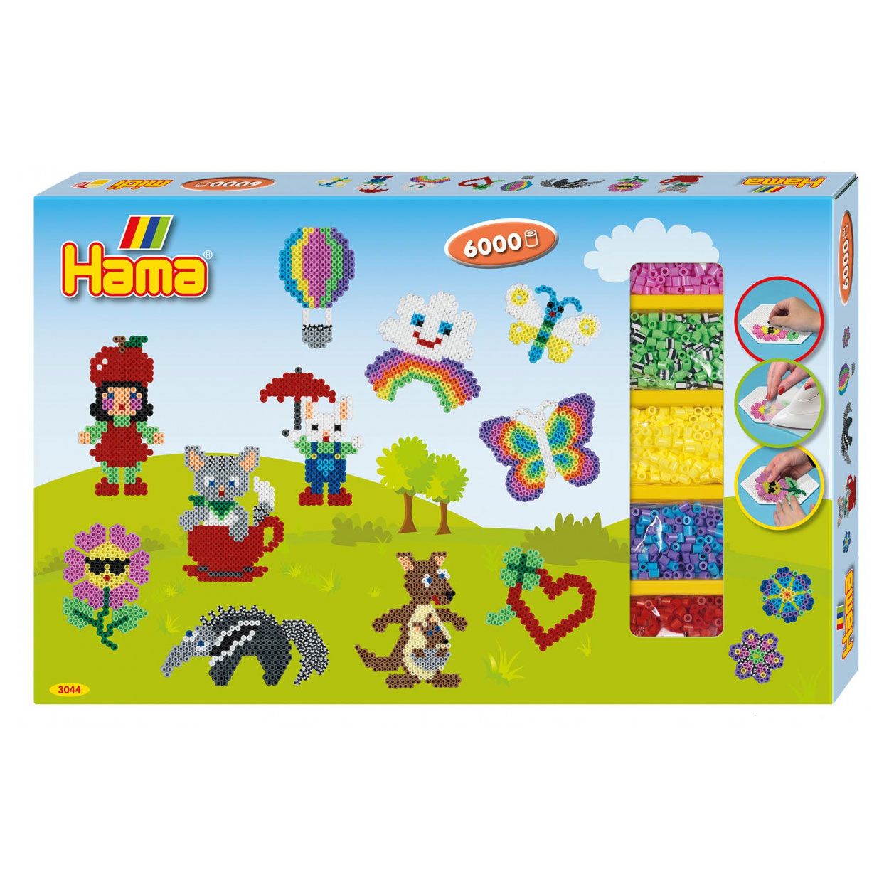 Hama Ironing Bead Set - Summer, 6000 pcs. | Thimble Toys