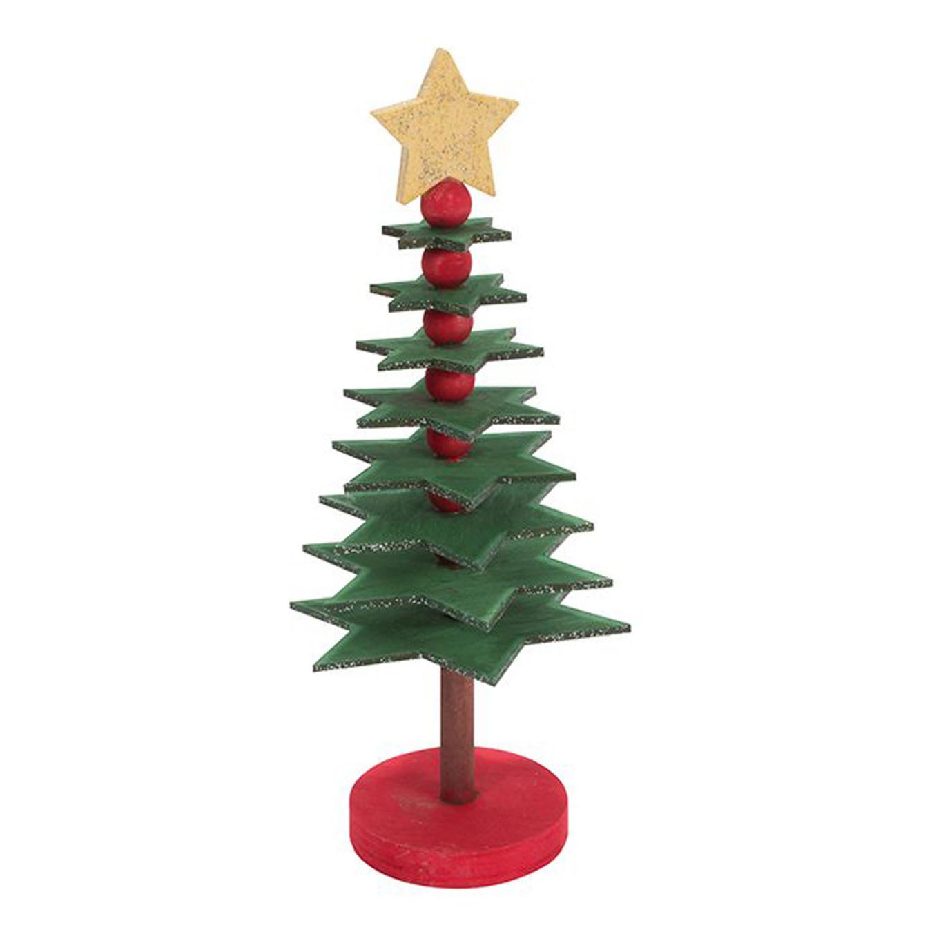 je eigen Houten 3D Kerstboom Thimble Toys