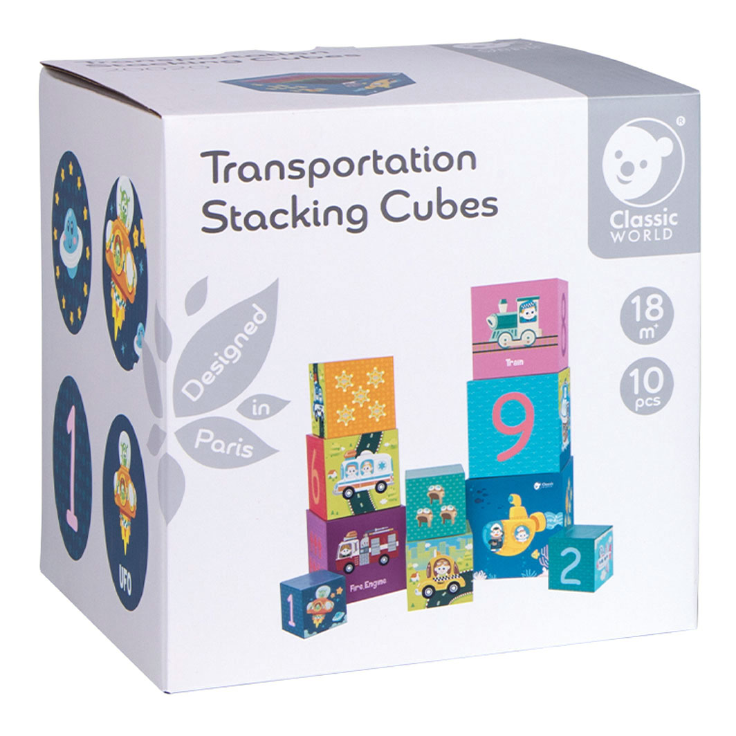 Transportation Stacking Cubes