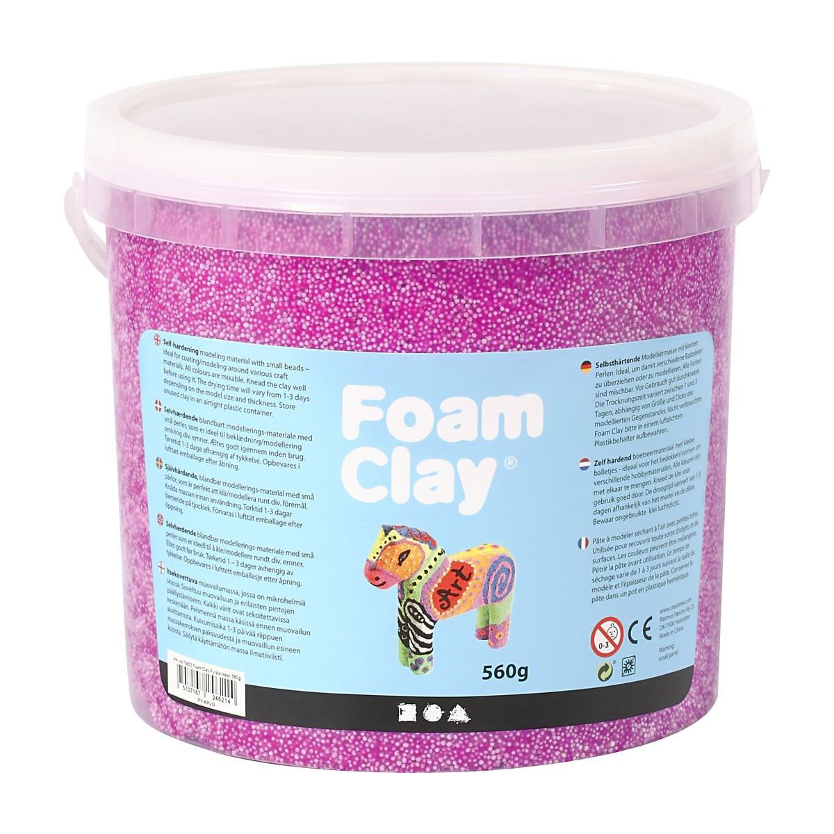 Schrikken dempen Onafhankelijk Foam Clay - Neon Paars, 560gr. | Thimble Toys