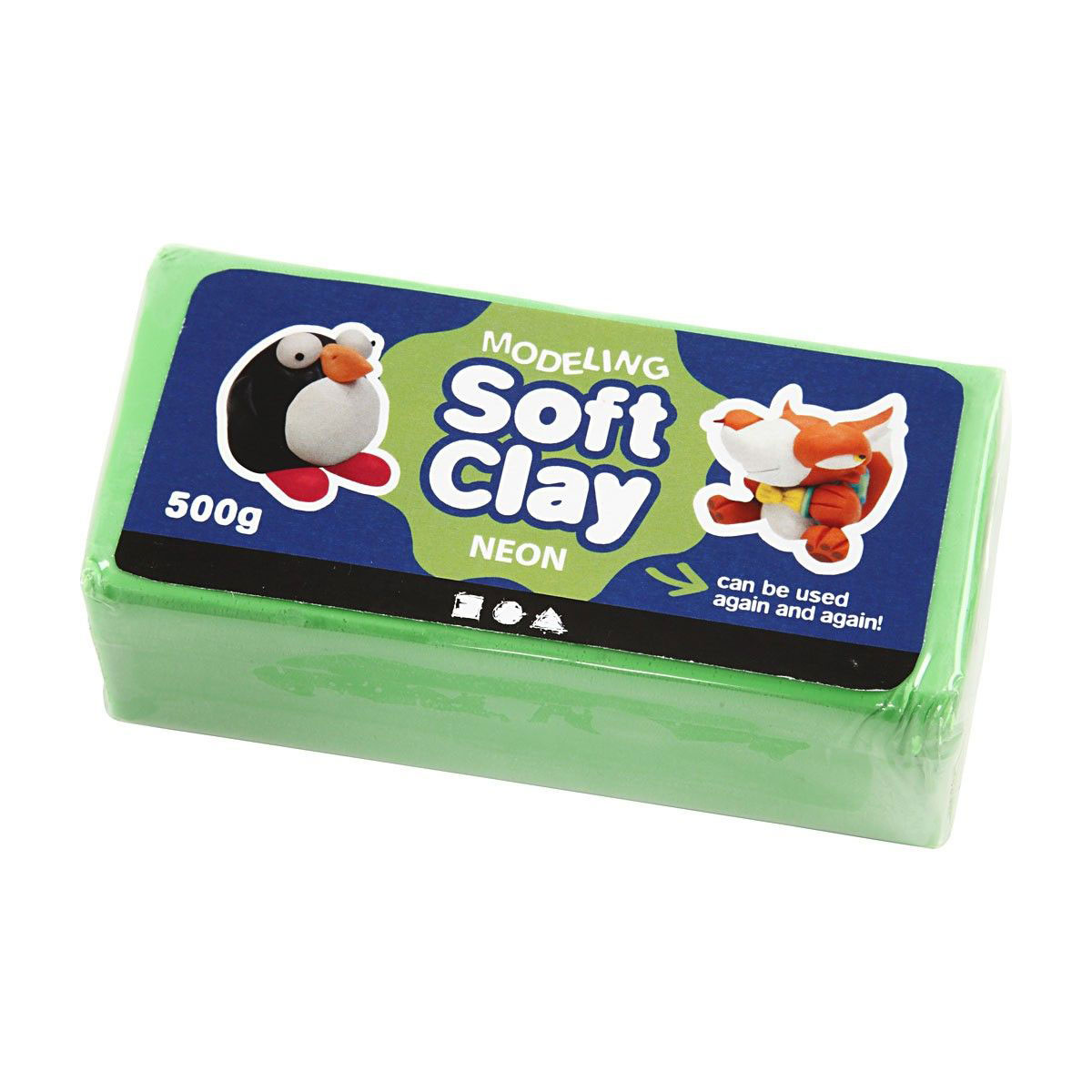 Soft Clay - Neon Green, 500gr.