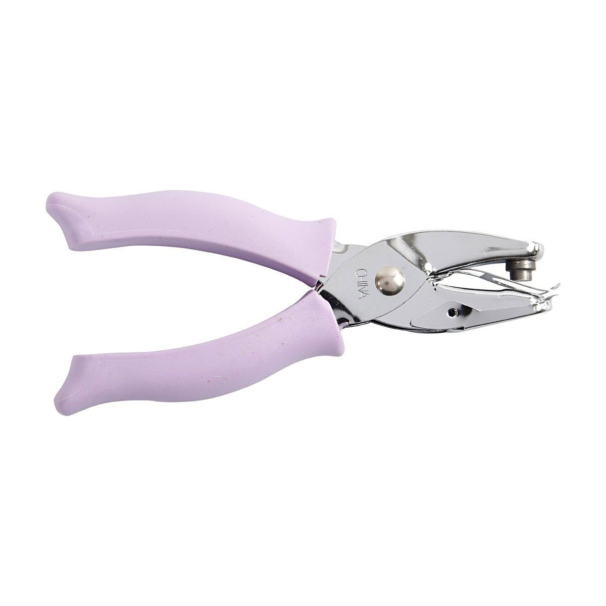 Hole Punch Handheld Hole Puncher 1/4 Inch Hole Paper Punch With Soft Grip  Handles Circle Shape 