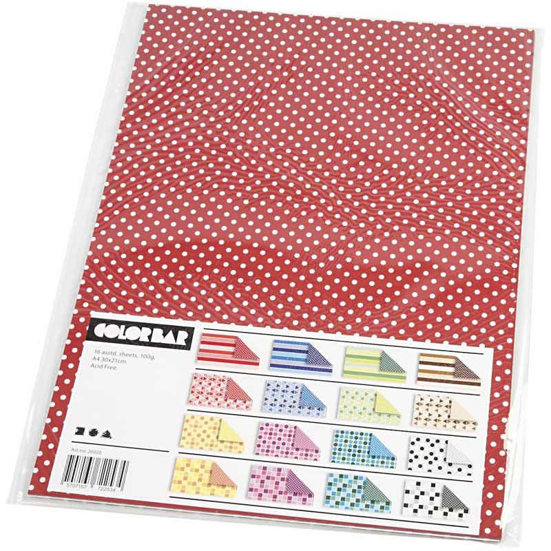 Purper informeel Onderdrukken Color Bar Paper Print A4 100gsm, 16 Sheets | Thimble Toys