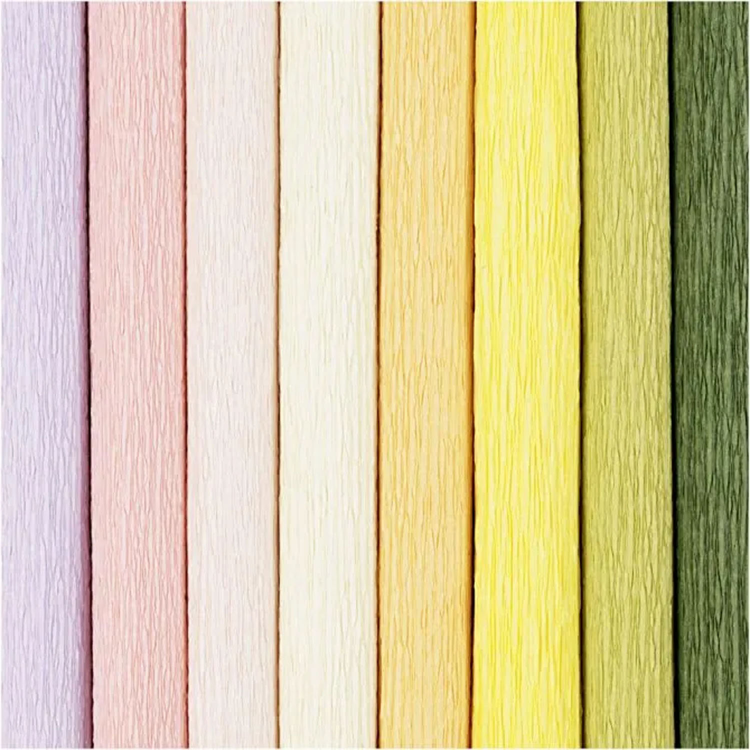 Crepe Paper Basic colours 8 sheets