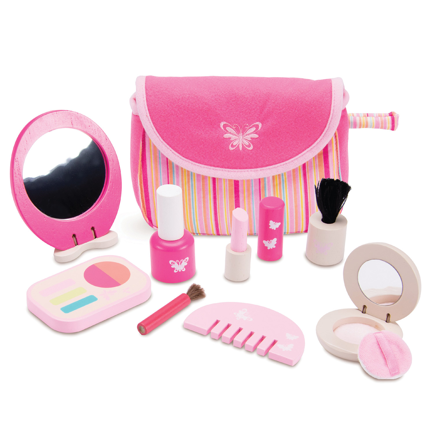 Fluisteren Vorige Klusjesman Houten Make-up Set Roze | Thimble Toys