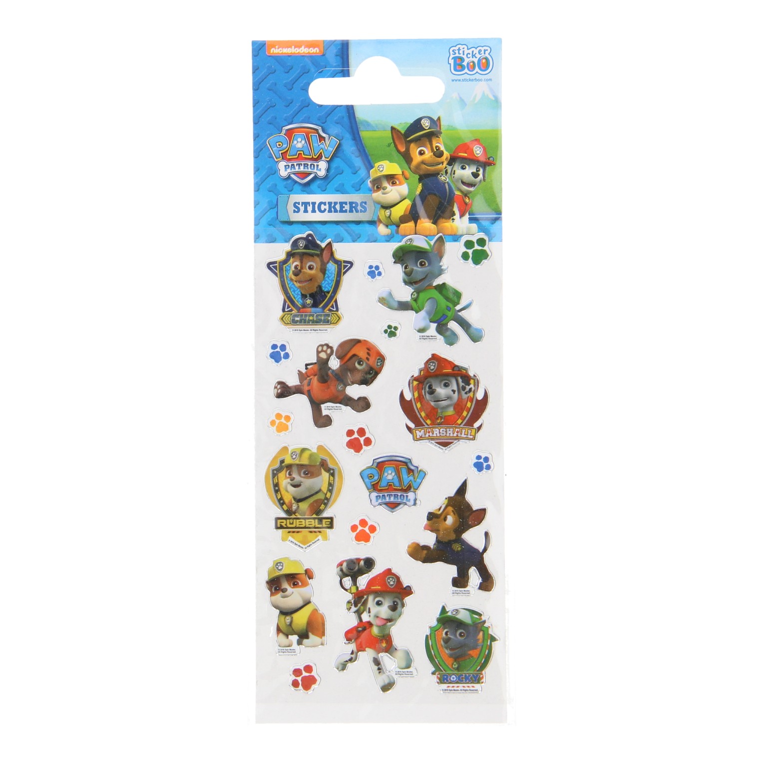 Rocky Patrol Paw Children's Sticker