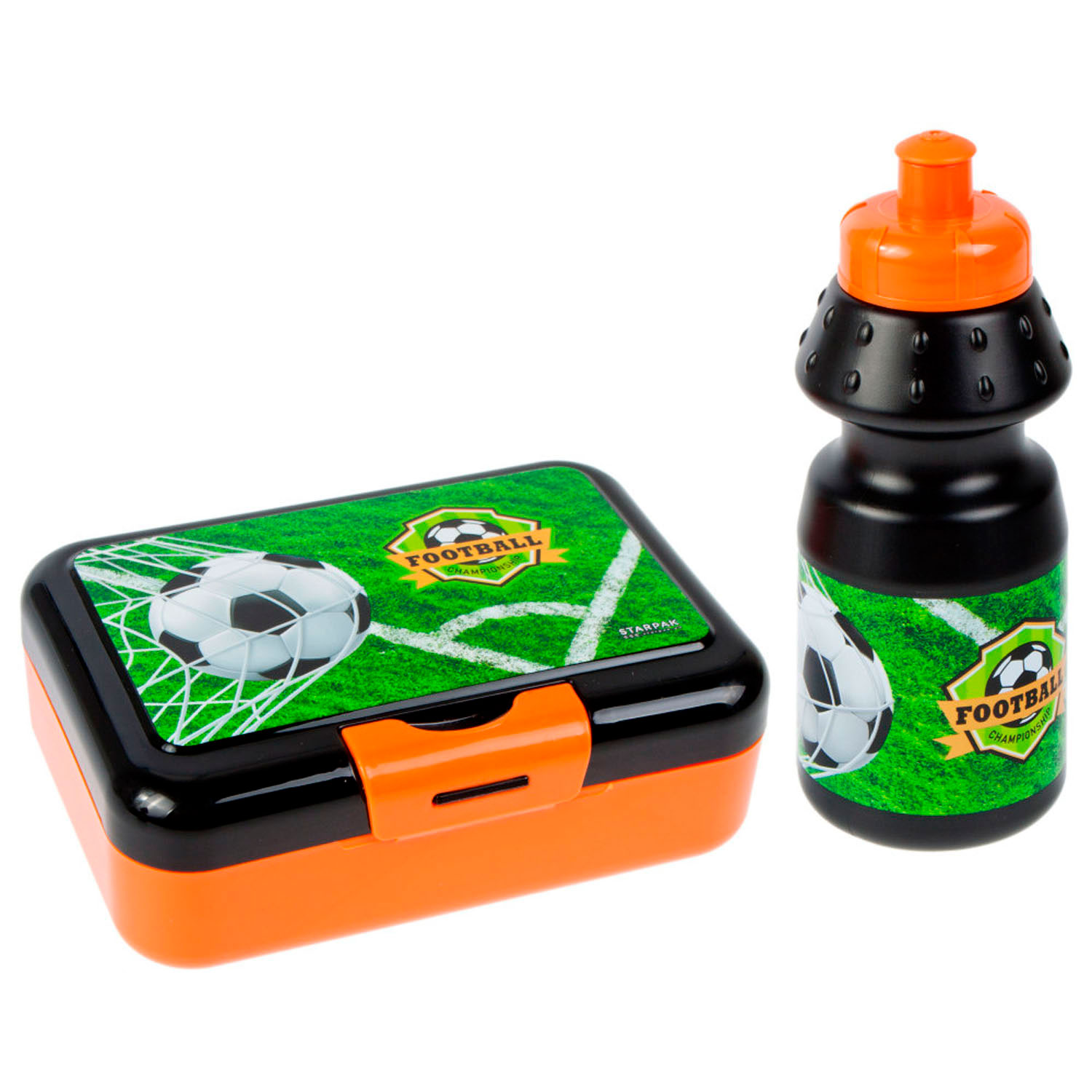 strategie boeket Streven Lunchbox with Football Drinking Bottle | Thimble Toys
