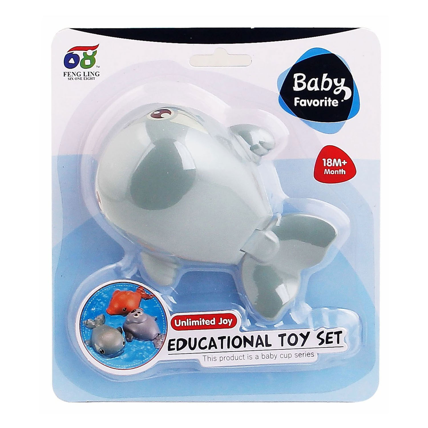 HOODANCOS 3pcs Wind-up Cartoon Sea Animal Bath For