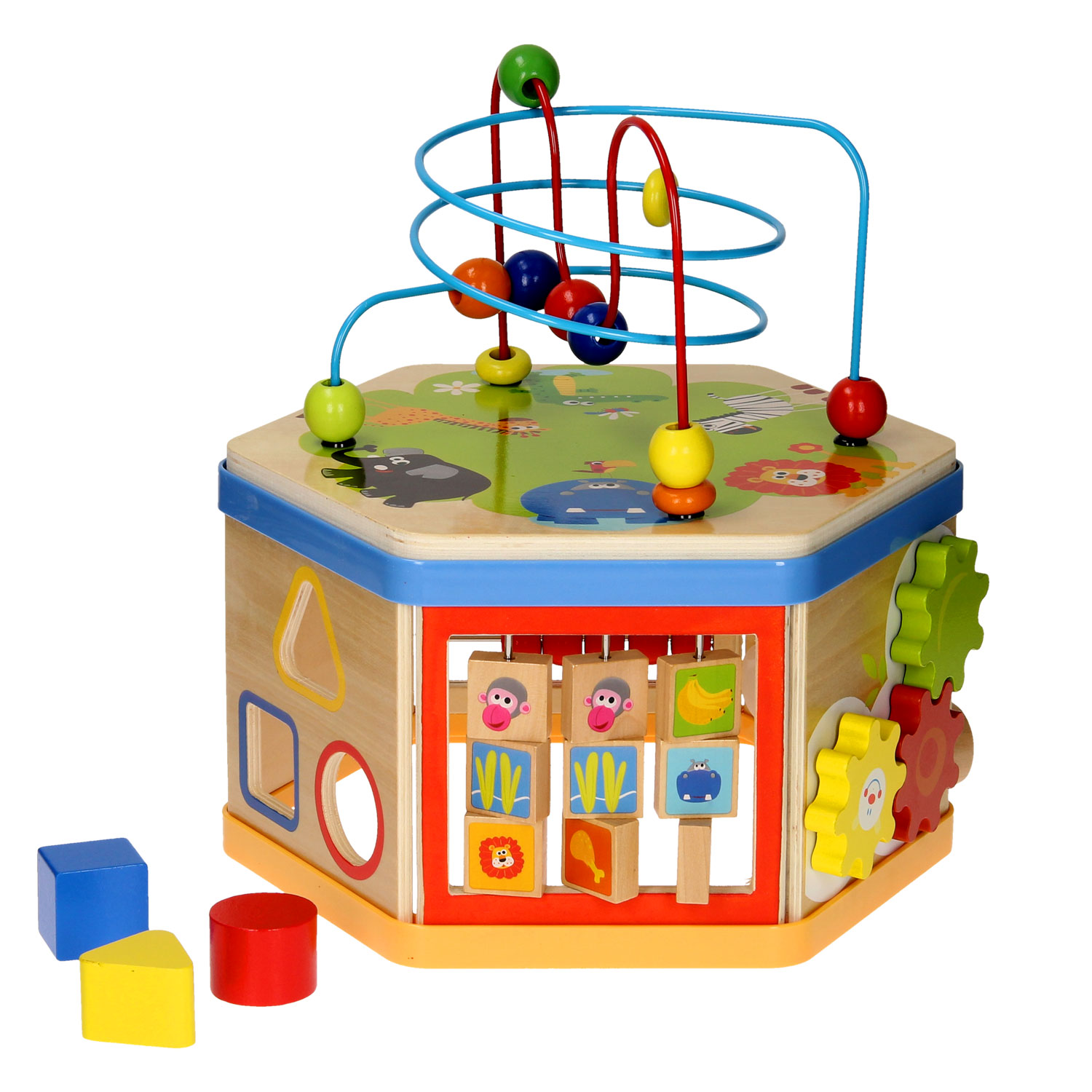 Houten Activiteiten Kubus 7in1 Thimble Toys