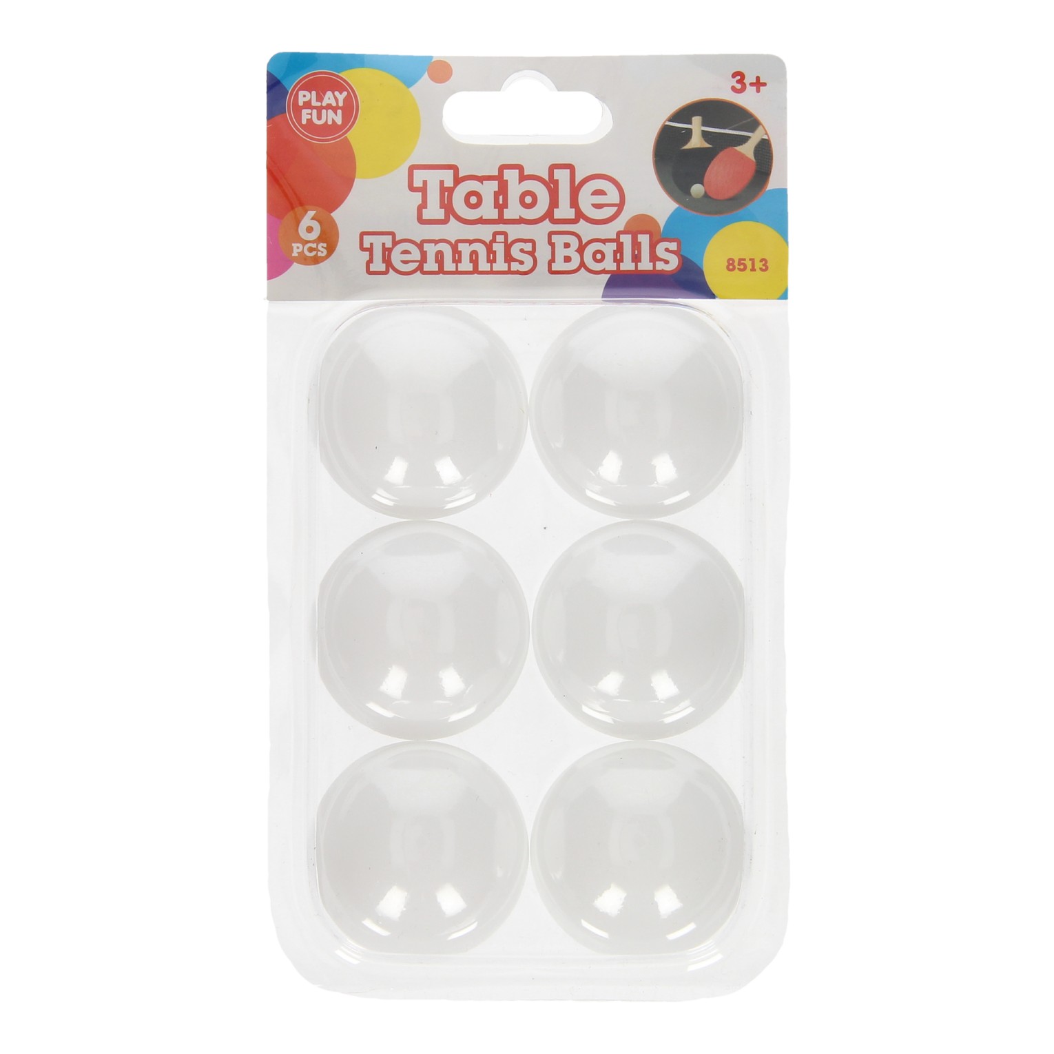 Meander toenemen Verbeelding Table tennis balls, 6 pcs | Thimble Toys