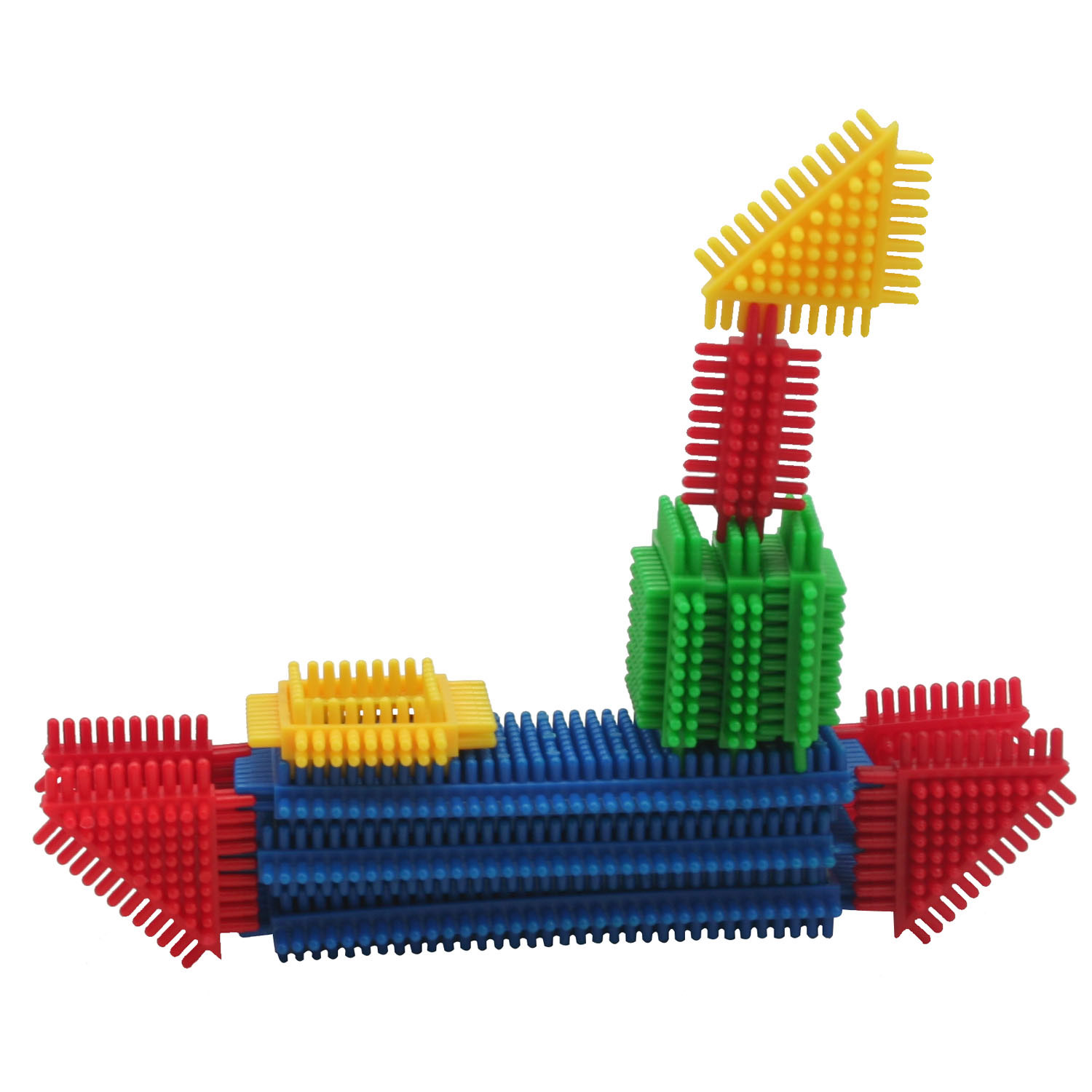 Bristle Blocks in Storage Box 136pcs. Thimble Toys